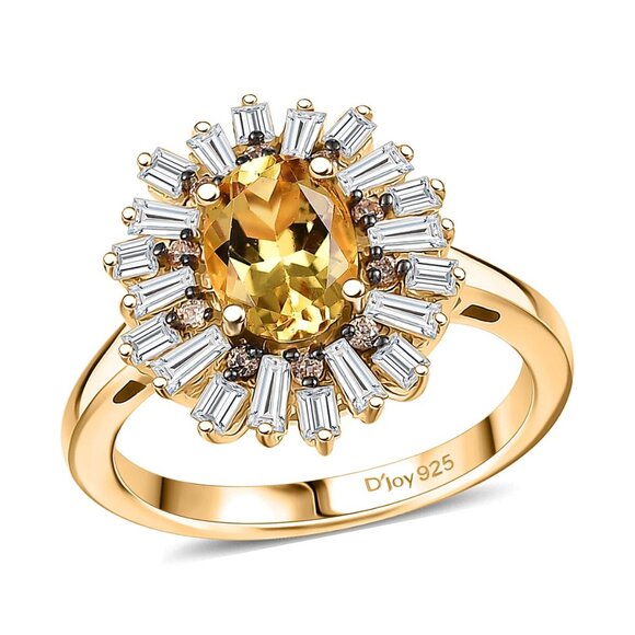 Ring Size 9.0 AAA Brazilian Heliodor 2.35ctw in 18K Gold over Sterling Silver - Picture 1 of 7